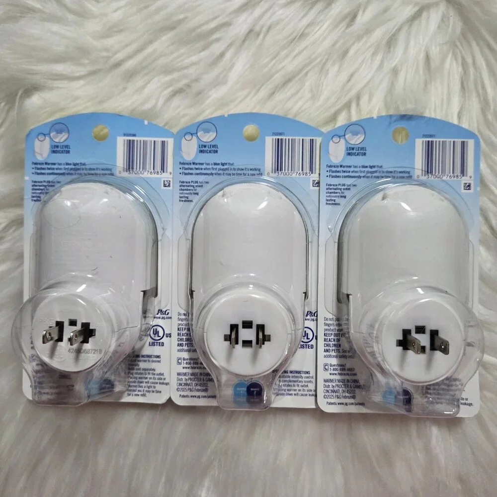 Febreze Plug In Air Freshener Scented Oil Refill Warmer Device Set